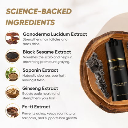 Melanin® Instant Dye Shampoo for 4C Hair