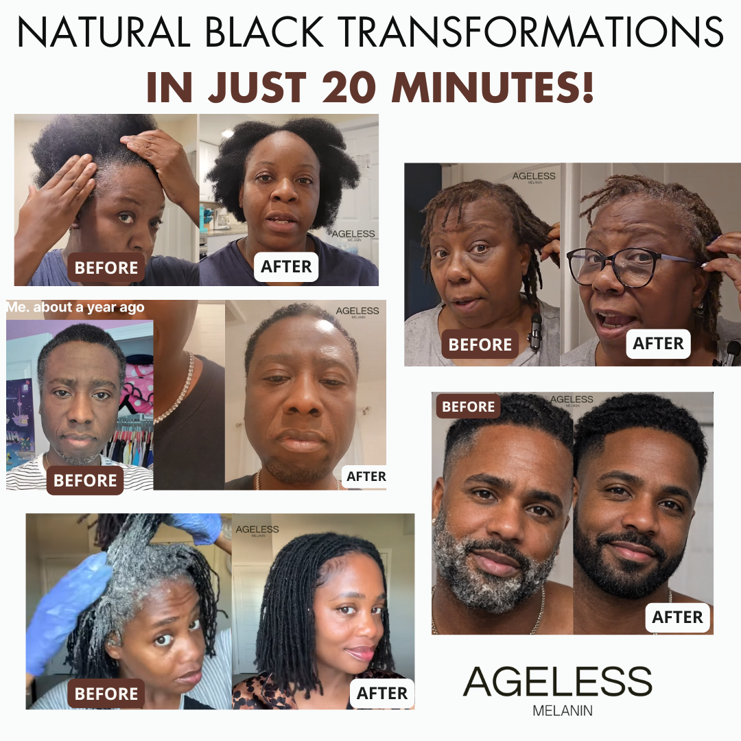 Melanin® Instant Dye Shampoo for 4C Hair